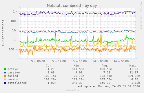 Netstat, combined